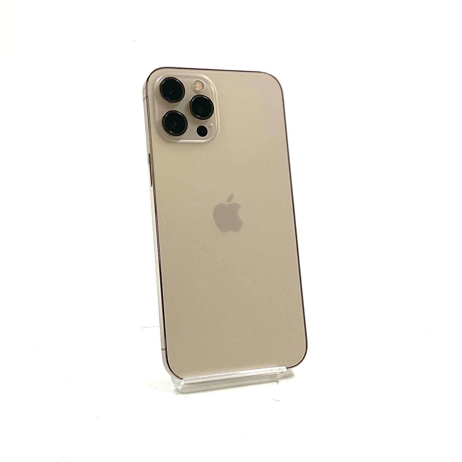【全額返金保証】【最速発送】 iPhone Pro Max 12 Pro Max 256GB ゴールド SIMフリー 白ロム 動作確認済 69%