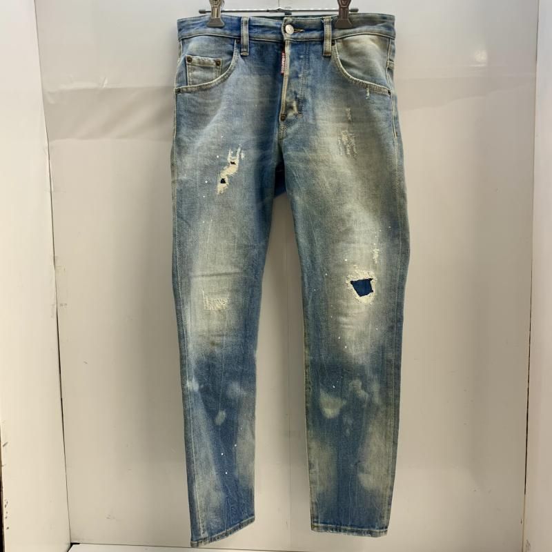 中古】DSQUARED2 クラッシュドデニムパンツ 44 S74LB0747[92] - メルカリ