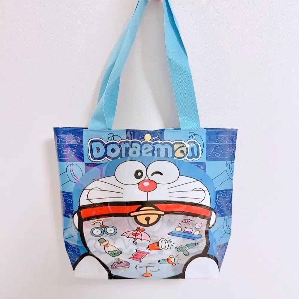 ドラえもん PVC クリアバッグ / 水遊び用 旅行用 / 新品
