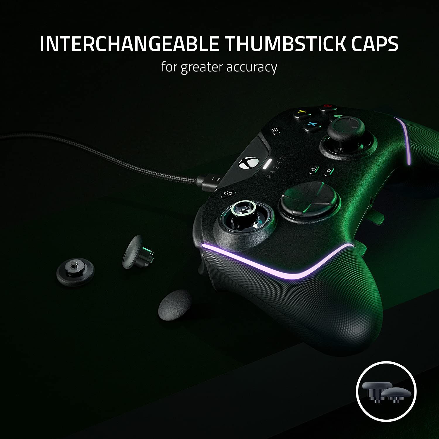 新品 Razer Wolverine V2 Chroma Wired Gaming Pro Controller for Xbox Series X|S Xbox One PC: RGB Lighting - Remappable Buttons & Tr 新品 Razer Wolverine V2 Chroma Wired Gaming Pro Controller for Xbox Series X|S Xbox One PC: RGB Lighting - Remappable Buttons & Tr