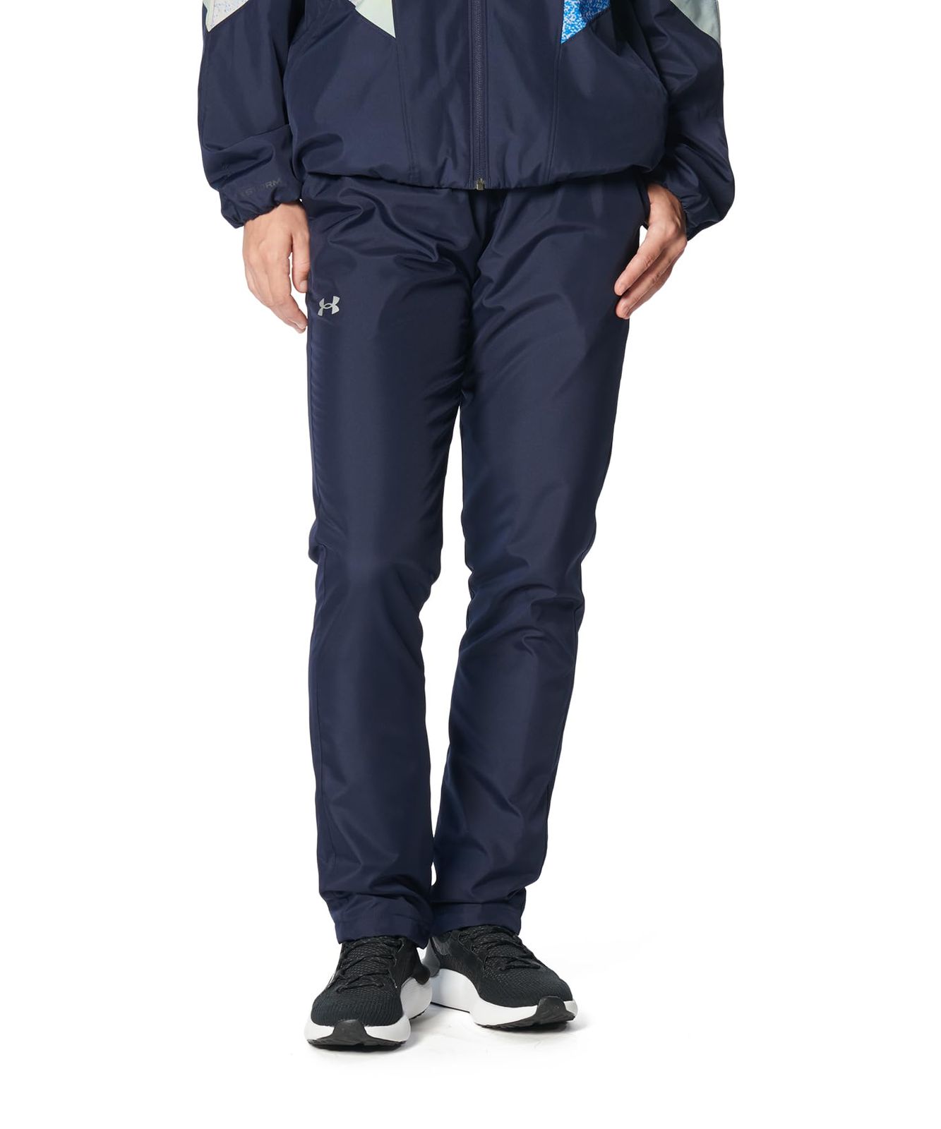 新品 [アンダーアーマー] UA TRICOT WOVEN PANT Midnight Navy XL