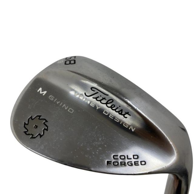 【中古】 タイトリスト VOKEY COLD FORGED 58°/08° ウェッジ WG Dynamic Gold (フレックスS) メンズ 男性用 右利き 右用 Cランク ゴルフクラブ
