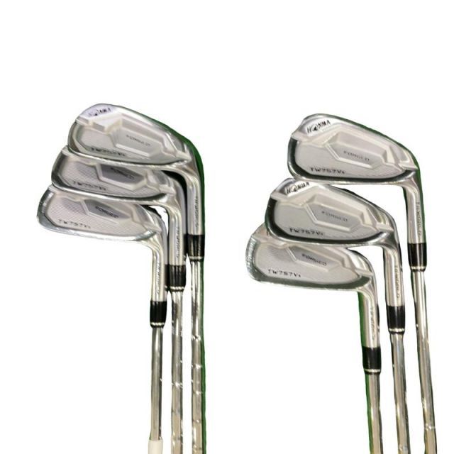 【中古】 本間ゴルフ TOUR WORLD TW757Vx 6S アイアンセット IR 純正特注シャフト (フレックスS) メンズ 男性用 右利き 右用 Cランク ゴルフクラブ