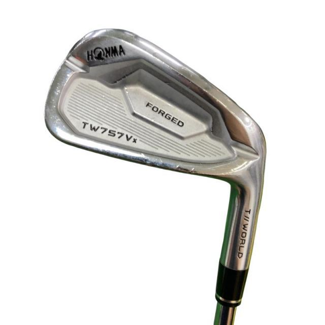 【中古】 本間ゴルフ TOUR WORLD TW757Vx 6S アイアンセット IR 純正特注シャフト (フレックスS) メンズ 男性用 右利き 右用 Cランク ゴルフクラブ