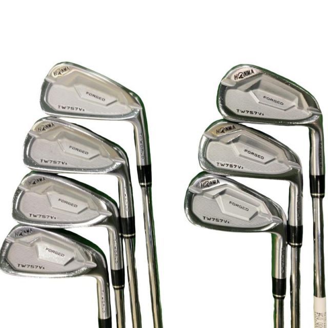 【中古】 本間ゴルフ TOUR WORLD TW757Vx 8S アイアンセット IR NS PRO MODUS3 TOUR105 (フレックスS) メンズ 男性用 右利き 右用 Cランク ゴルフクラブ