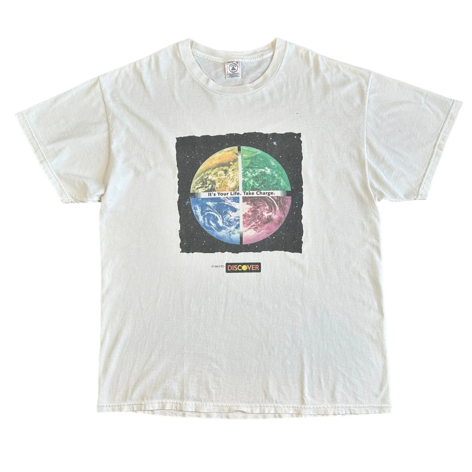 DISCOVER Tee XXL White