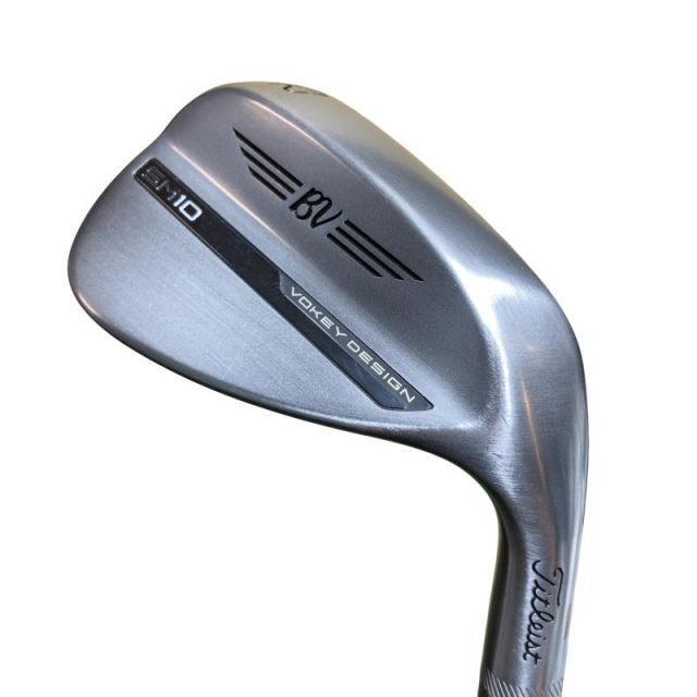【中古】 タイトリスト VOKEY SPIN MILLED SM10 ツアークロム 52°/08°F ウェッジ WG 純正特注シャフト (フレックスS) メンズ 男性用 右利き 右用 Cランク ゴルフクラブ