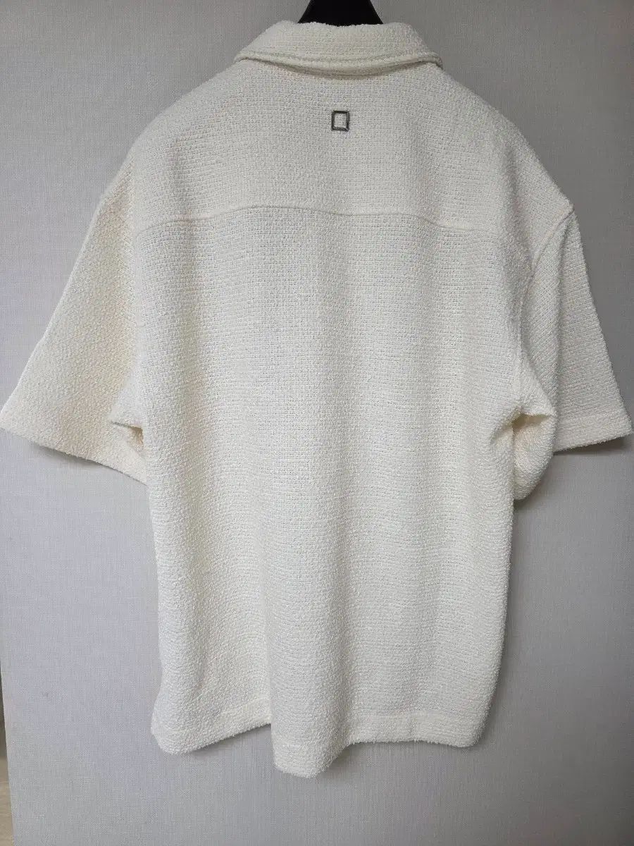 50 ウーヨンミ(WOOYOUNGMI) 白 ツイード ポロ Tシャツ