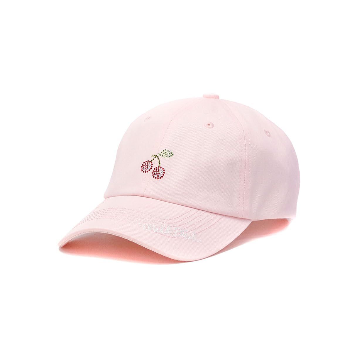 新品 ラインストーンチェリーキャップ RHINESTONE CHERRY CAP 103251051004 LtPINK ONE SIZE