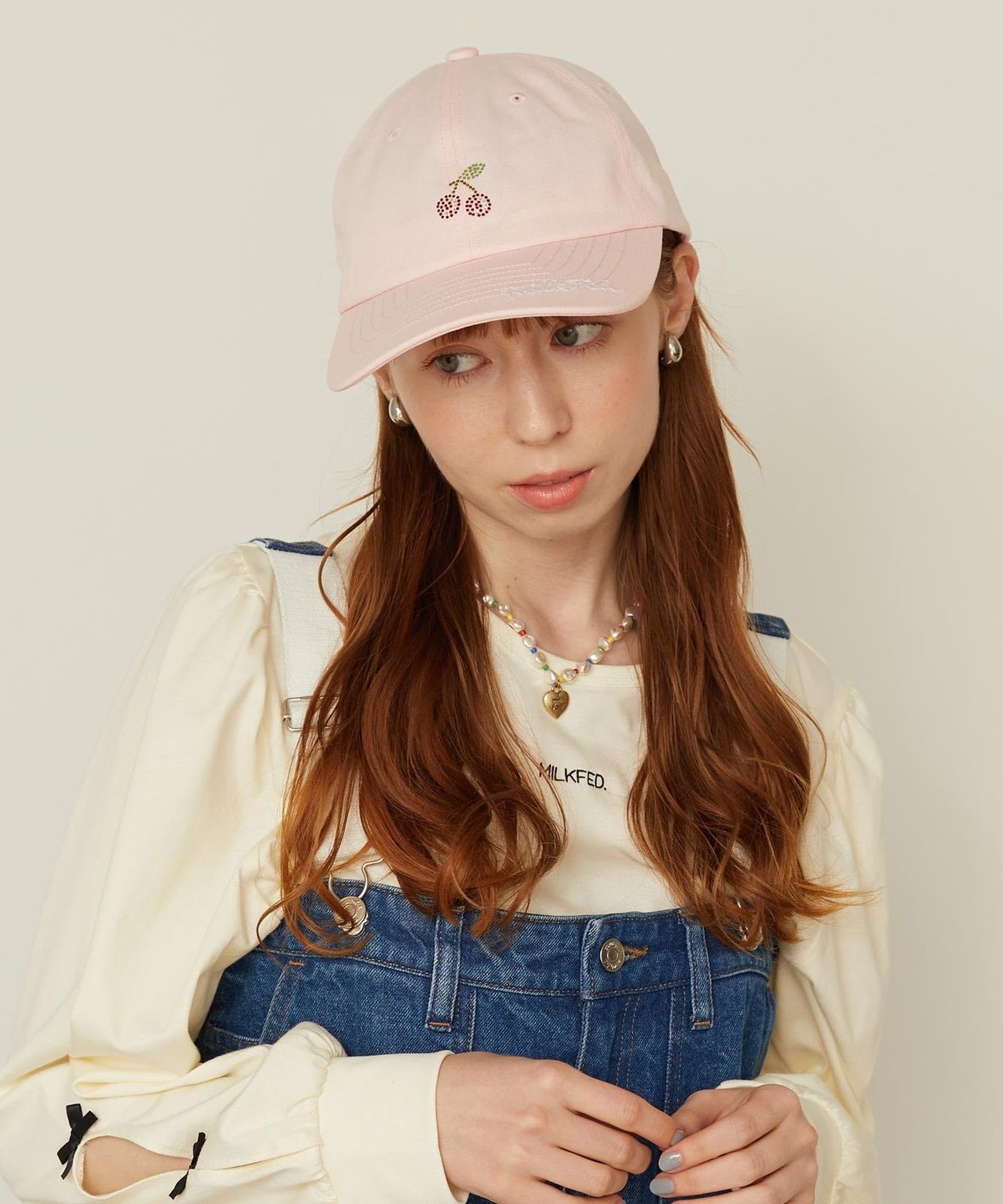 新品 ラインストーンチェリーキャップ RHINESTONE CHERRY CAP 103251051004 LtPINK ONE SIZE 新品 ラインストーンチェリーキャップ RHINESTONE CHERRY CAP 103251051004 LtPINK ONE SIZE
