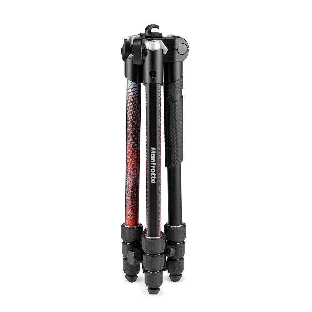 新品 MKELMII4RD-BH [Element MII アルミニウム4段三脚キットRD]