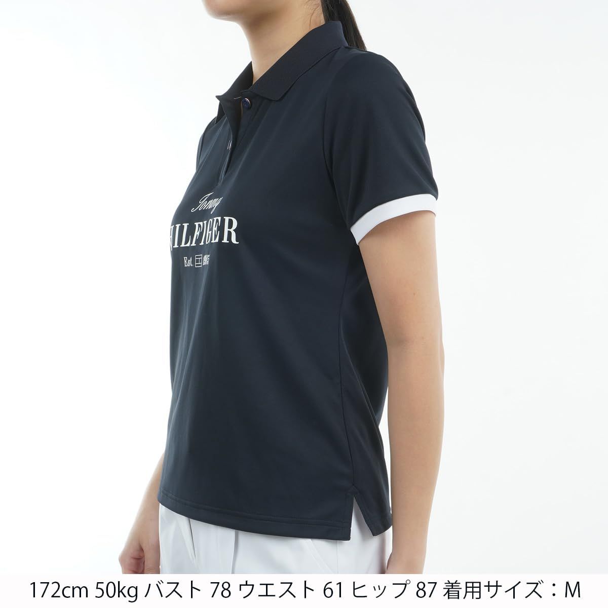 新品 TOMMY HILFIGER GOLF(トミーヒルフィガー ゴルフ) クラシックロゴ 半袖ポロシャツ THLA516 新品 TOMMY HILFIGER GOLF(トミーヒルフィガー ゴルフ) クラシックロゴ 半袖ポロシャツ THLA516