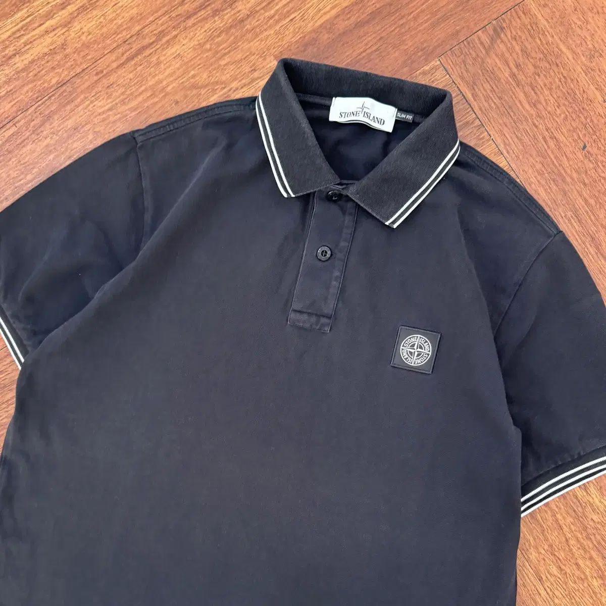 L STONE ISLAND ストーンアイランド ロゴ パッチ PK 半袖 KARA(カラ) Tシャツ L STONE ISLAND ストーンアイランド ロゴ パッチ PK 半袖 KARA(カラ) Tシャツ
