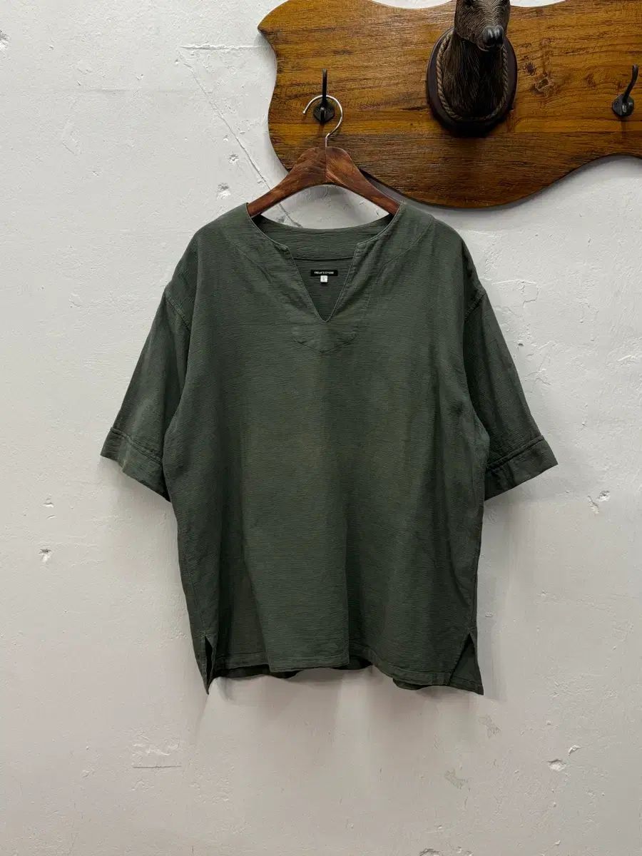 Freak's Store コットンリネン スキッパーシャツ