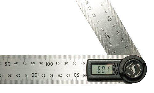 シンワ測定(Shinwa Sokutei) デジタルプロトラクター ホールド機能付 30cm 62496kk 354732da