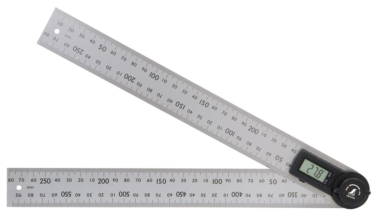 シンワ測定(Shinwa Sokutei) デジタルプロトラクター ホールド機能付 30cm 62496kk 354732da