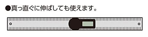 シンワ測定(Shinwa Sokutei) デジタルプロトラクター ホールド機能付 30cm 62496kk 354732da