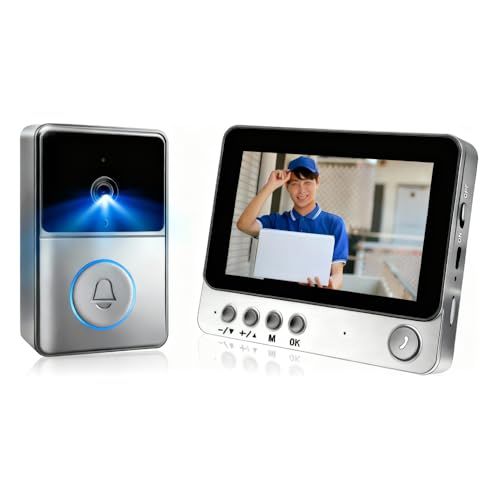 インターホン ワイヤレス ドアホン 工事不要 カメラ付き ワイヤレスインターホン 【双方向通話/自動録画/暗視】音量調節★m インターホン ワイヤレス ドアホン 工事不要 カメラ付き ワイヤレスインターホン 【双方向通話/自動録画/暗視】音量調節★m