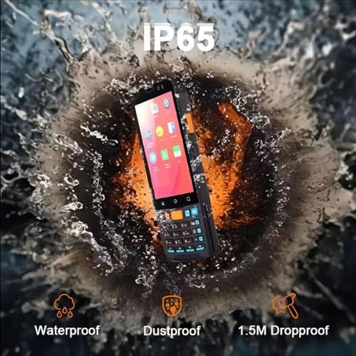 Android 11バーコードスキャナー、1D 2D バーコードスキャナーNFCリーダーハンドヘルドコンピューター、4GB+64GB、IP65 Rugged 4 タッチスクリーンモバイルデータターミナル在庫用kk 5fa7baf3