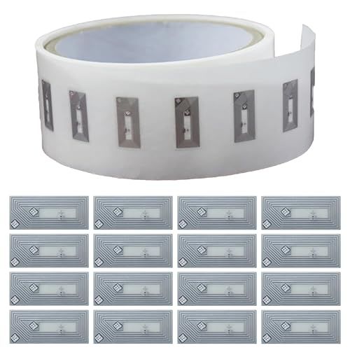 EdisonBrain NFC NTAG213 プログラム可能 タグ 粘着ステッカー 書き換え シール ラベル 144バイト メモリー デバイス TagMoとAmiiboに対応 RFID チップ (100枚セット)kk d1990d43