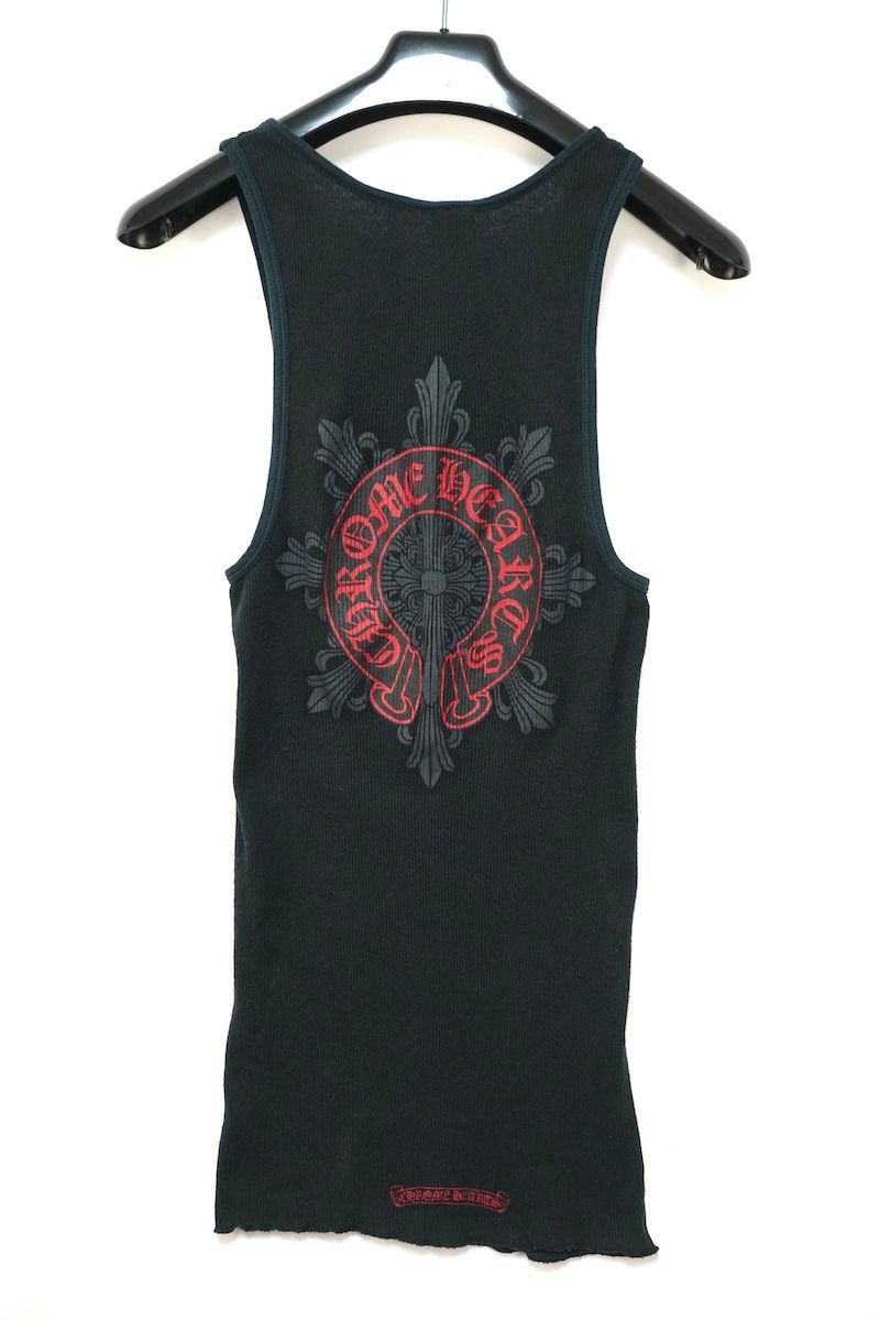 CHROME HEARTS クロムハーツ Back Cross Horseshoe Tank Top バック