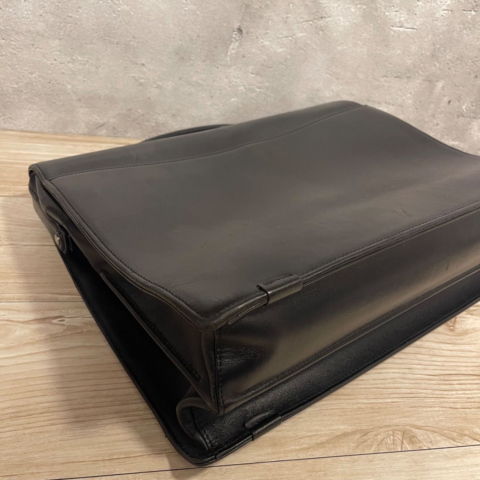 ✨PORTER ダレスバッグ ブラック レザー ビジネスバッグ 鍵付き 本革