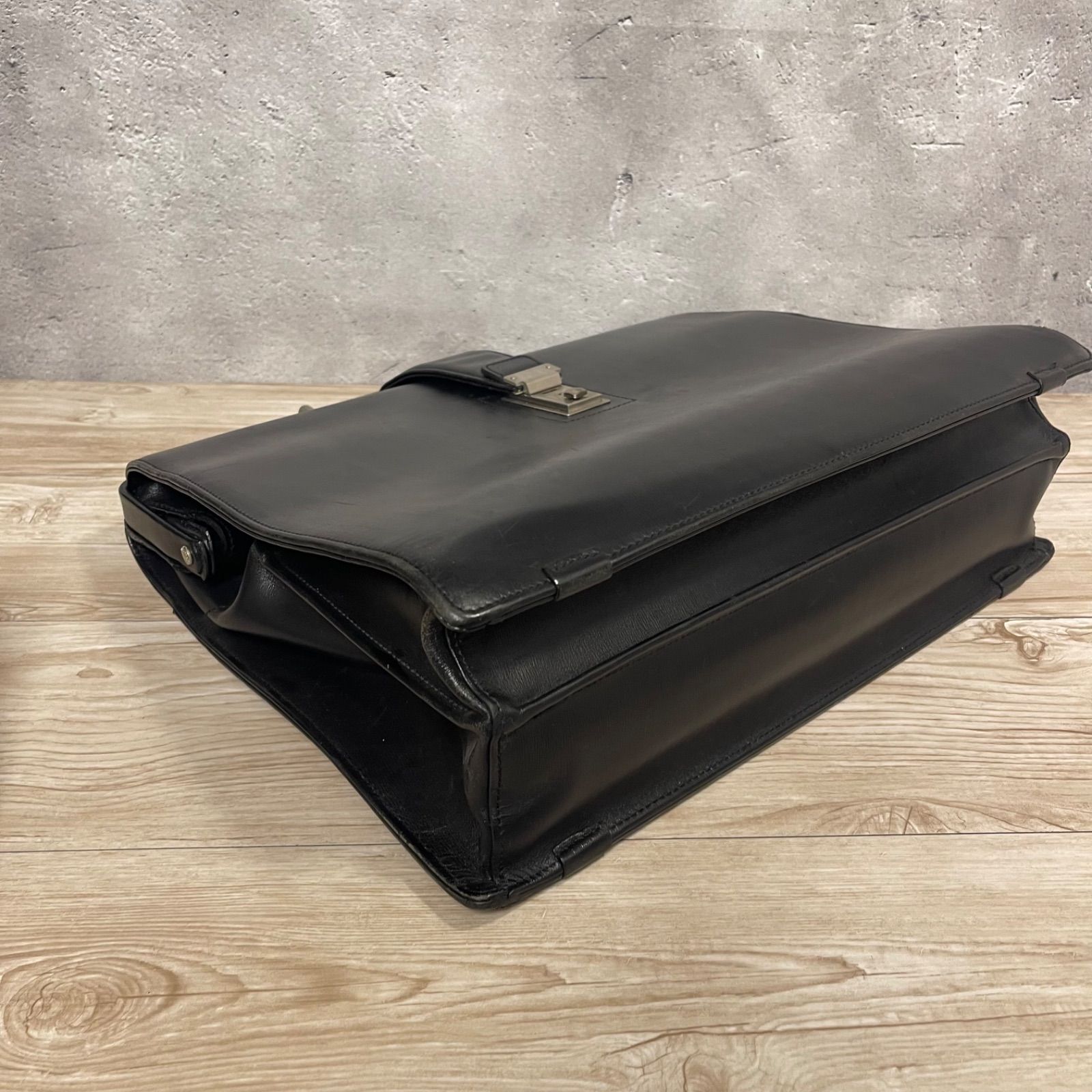 ✨PORTER ダレスバッグ ブラック レザー ビジネスバッグ 鍵付き 本革