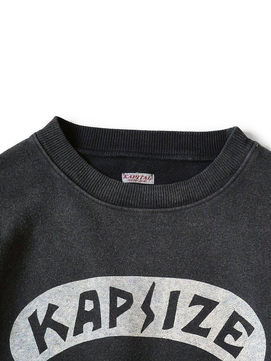 キャピタル キャップ サイズ ルール Pt フリース クルー スウェットシャツ ブラック 4 キャピタル キャップ サイズ ルール Pt フリース クルー スウェットシャツ ブラック 4