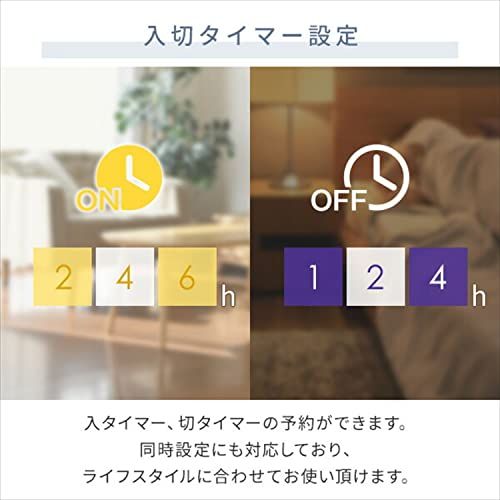 [山善] 扇風機 リビング DCモーター 静音 リモコン付き 左右自動首振り 風量切替9段階 入切タイマー付 ホワイト YLX-DJD30E(W)ｍａ
