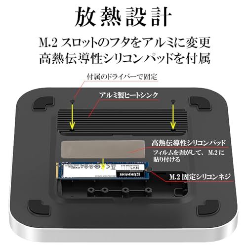 Mac mini ドッキングステーション TypeC (8in2) シルバー 型番:MC25MH / M.2 スロット HDMI 3画面対応 / 前面 USB TypeA ×3 USB TypeC SD microSDカードリーダー/Macmini M2 ma Mac mini ドッキングステーション TypeC (8in2) シルバー 型番:MC25MH / M.2 スロット HDMI 3画面対応 / 前面 USB TypeA ×3 USB TypeC SD microSDカードリーダー/Macmini M2 ma
