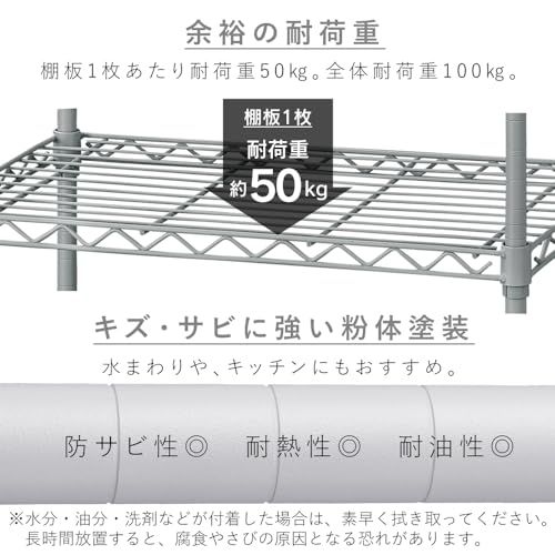 【幅75cm】4段 カラーメタルラック アイリスオーヤマ CMM-75124 ライトグレー スチールラック カラフルメタル カラーラック ラック 一人暮らし メタルラック 本体 オフィス収納ｍａ