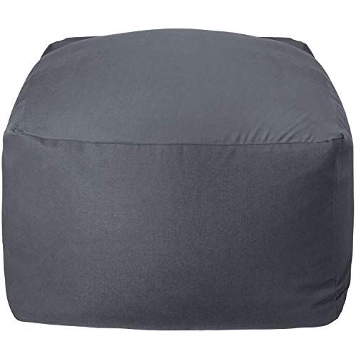 Homwarm ビーズクッション 怠惰なソファ 特大(55×55×35cm) 疲労解消 健康 安全 無味 カバー取り外し 洗濯可能 座り オールシーズン適用 0.3mm-0.5mm極小ビーズ 豆袋座布団 (グレー, S)ma Homwarm ビーズクッション 怠惰なソファ 特大(55×55×35cm) 疲労解消 健康 安全 無味 カバー取り外し 洗濯可能 座り オールシーズン適用 0.3mm-0.5mm極小ビーズ 豆袋座布団 (グレー, S)ma