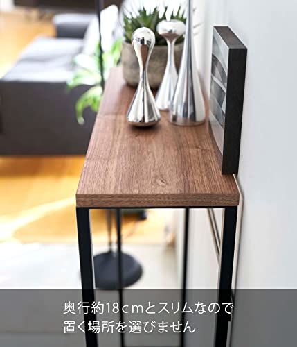 山崎実業(Yamazaki) コンソールテーブル ブラック W60XD18.5XH80.5cm タワー tower 置きやすくスリム 飾り棚 フック付き サイドテーブル 5165ma 山崎実業(Yamazaki) コンソールテーブル ブラック W60XD18.5XH80.5cm タワー tower 置きやすくスリム 飾り棚 フック付き サイドテーブル 5165ma