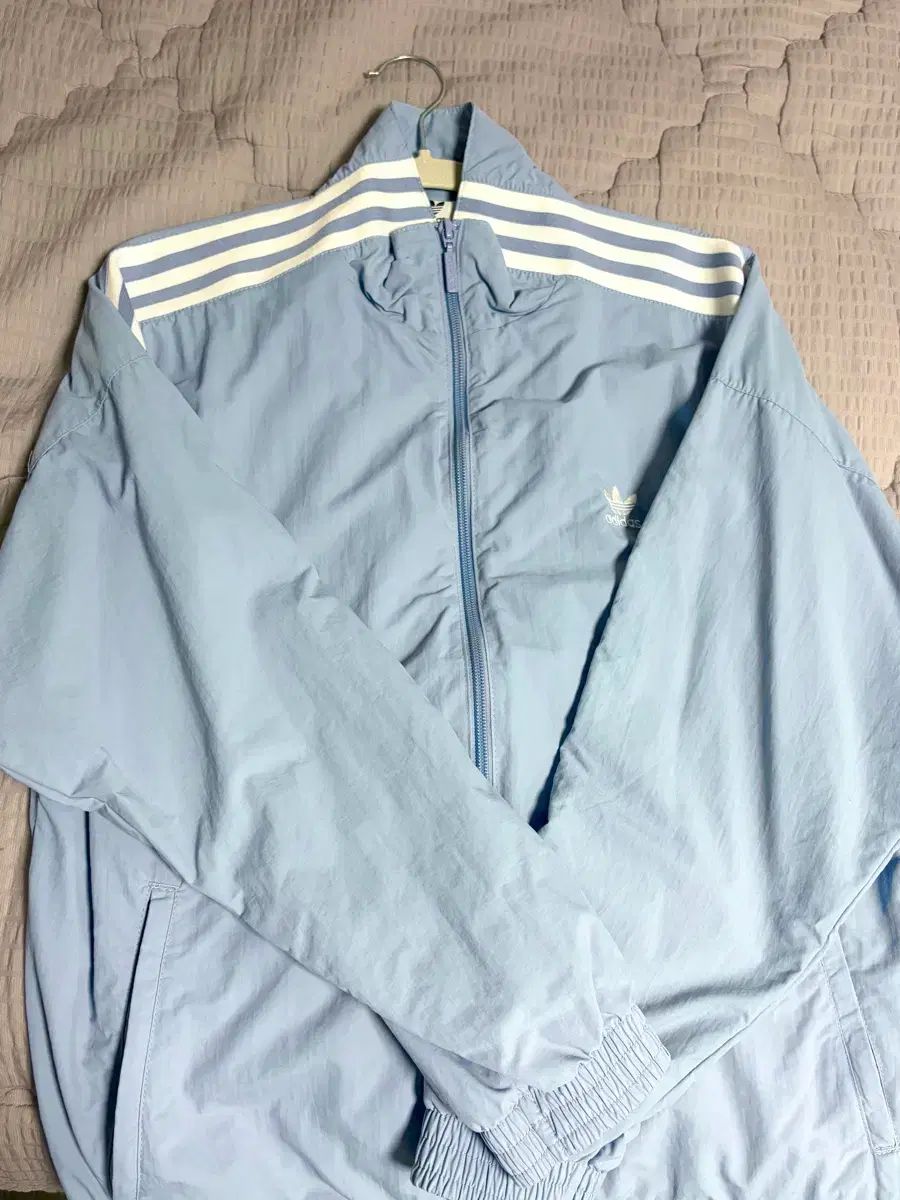 アディダス スカイブルー スカイブルー 져지 ウィンドブレーカー track Jaket y2k