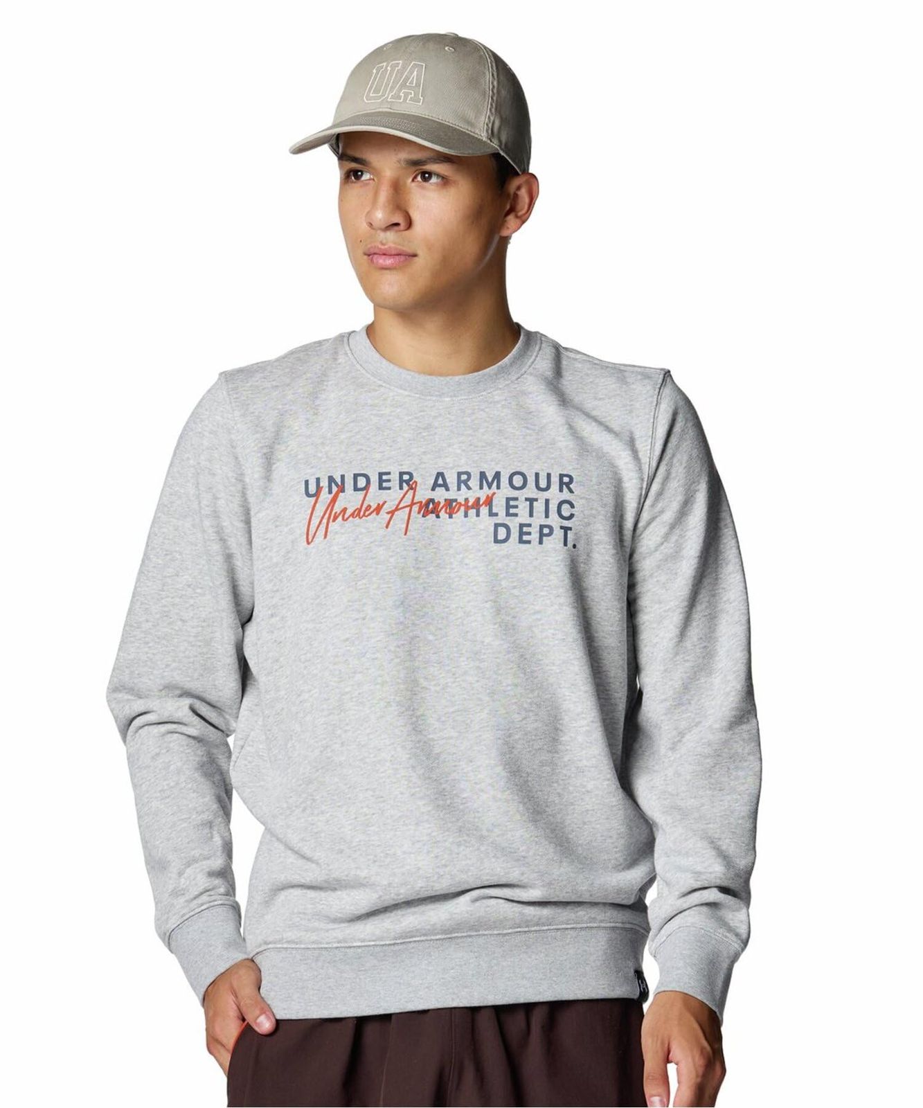 新品 [Under Armour] UA ESSENTIAL TERRY CREW NOVELTY 6007835(011) モッズグレーライトヘザー M 6,956円