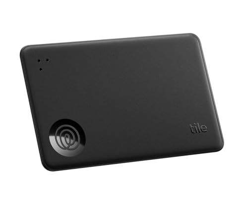 ☆新品☆Life360 Tile Slim 薄いカード型モデル ブラック スマートトラッカー スマートタグ 紛失防止タグ 置き忘れ防止 最大約3年間利用可 音を鳴らして場所をお知らせ 長距離接続距離 防水機能 Bluetooth接続範囲外でも 31023501
