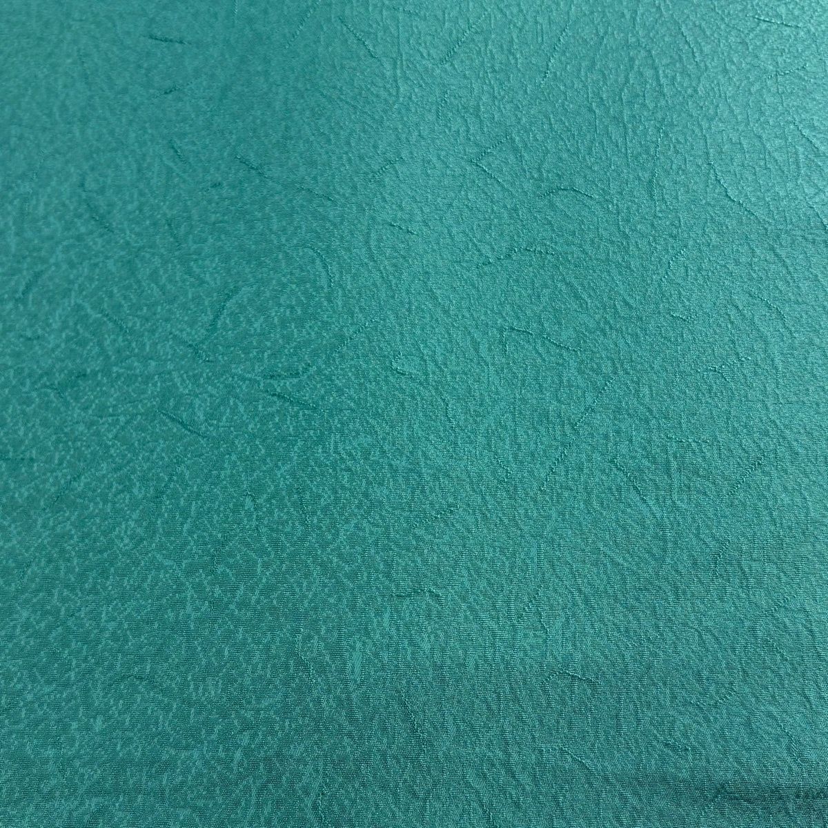 反物 秀品 色無地 草木染 堅牢染 地紋 青緑 正絹 【中古】 - メルカリ