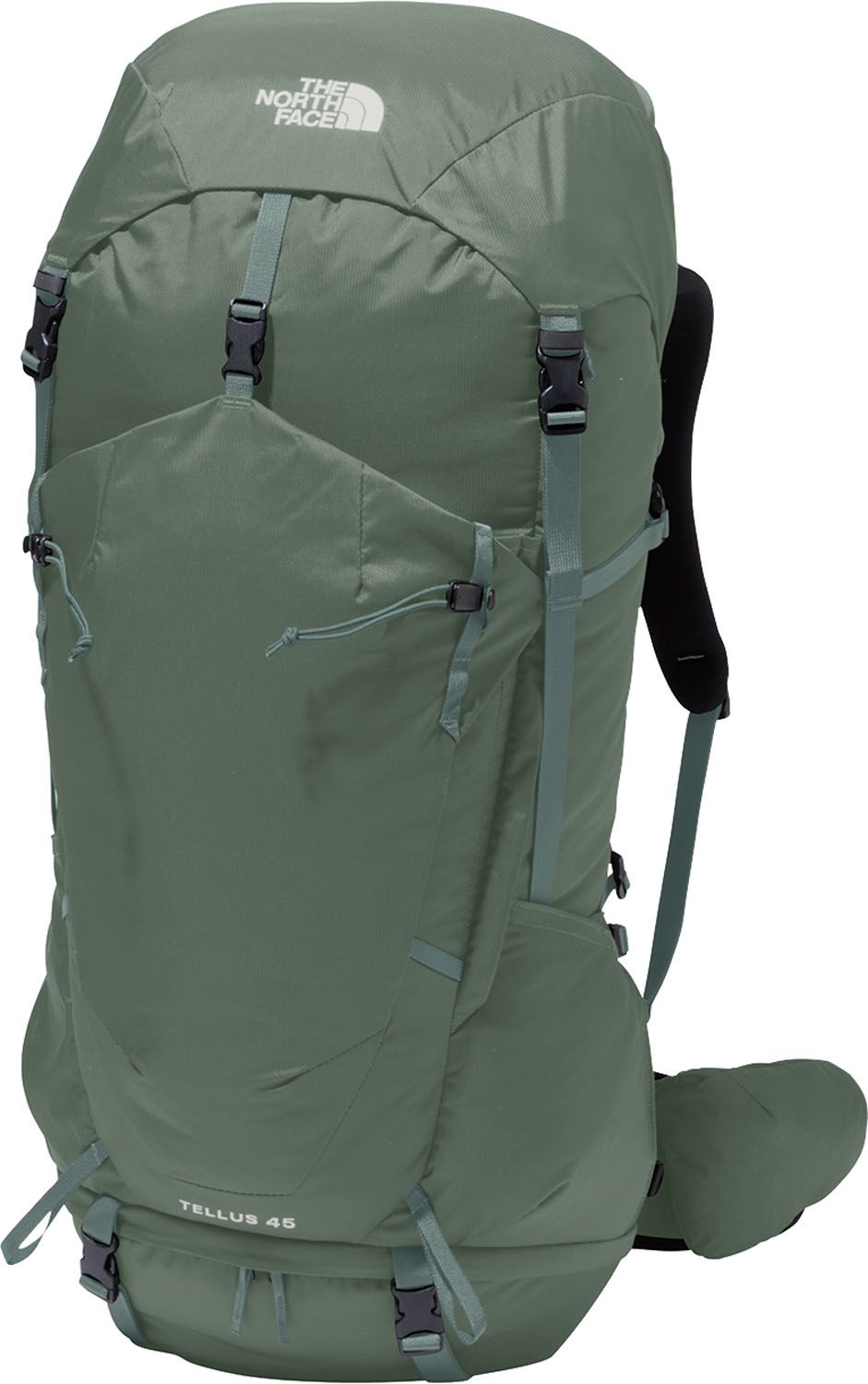 ザ・ノース・フェイス THE NORTH FACE アウトドア テルス45 TELLUS ユニセックス トレッキングパック リュック バックパック 中型 登山 テント泊 通気性 軽量化 大容量ポケット 耐久性 レインカバー NM6236 DG ダークグリーン