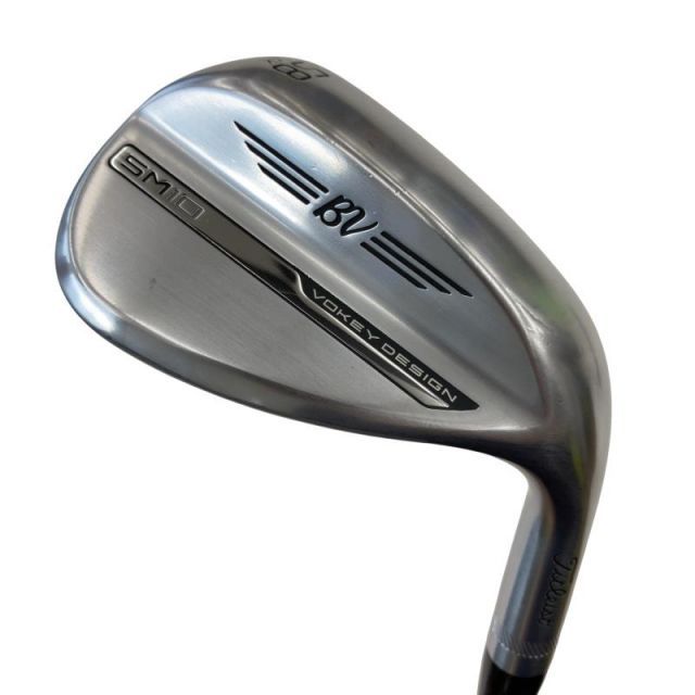 【中古】 タイトリスト VOKEY SPIN MILLED SM10 ツアークロム 58°/14°K ウェッジ WG Dynamic Gold (フレックスS) メンズ 男性用 右利き 右用 Cランク ゴルフクラブ