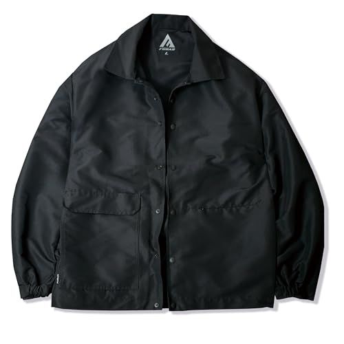 おたふく手袋(Otafuku Glove) オールシーズン コーチジャケット[リップストップ 軽量 耐久性]FB-239 ブラック LサイズY 558fc23c
