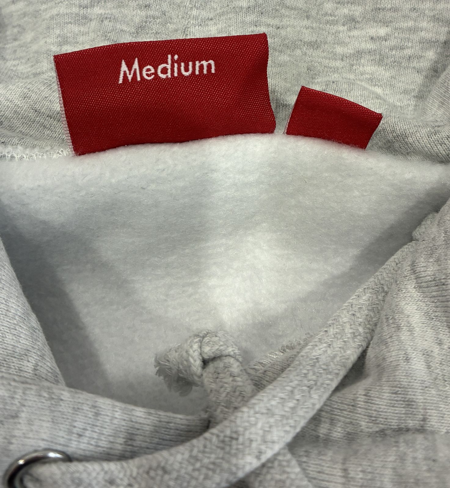 Supreme パーカー M 美中古 - Supreme シュプリーム パーカー M グレー 