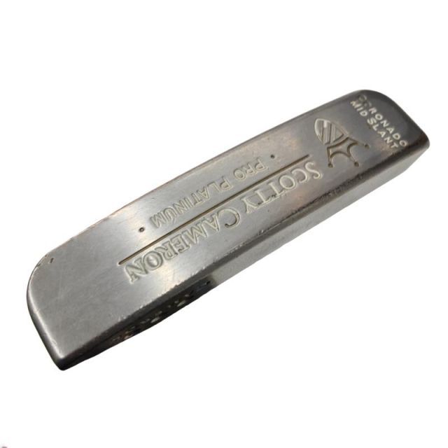 【中古】 タイトリスト SCOTTY CAMERON PRO PLATINUM CORONADO MS ●●● パター PT Micro Step (フレックスその他) メンズ 男性用 右利き 右用 Cランク ゴルフクラブ