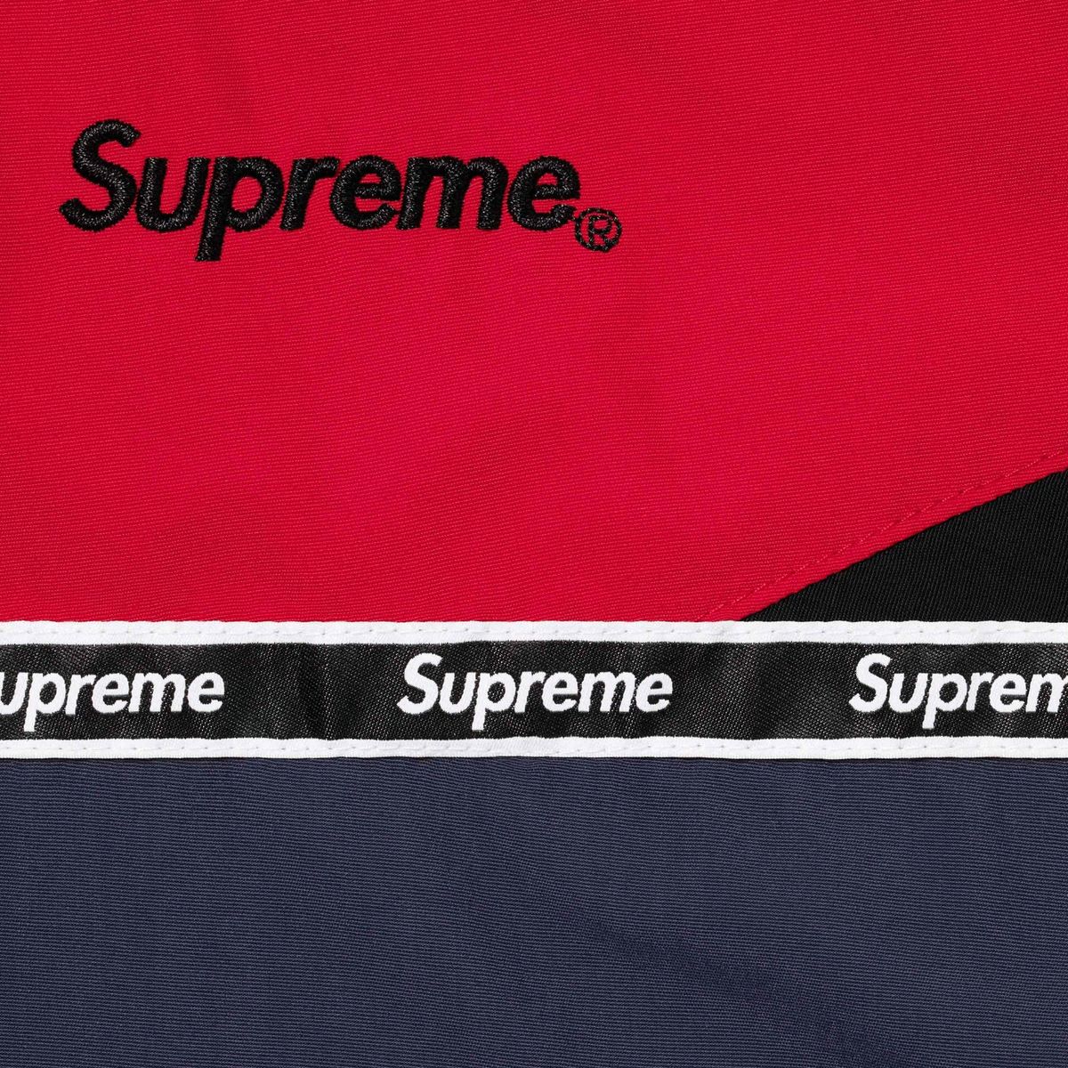 Supreme ロゴ テープ トラック ジャケット ネイビー - 26SS M - メルカリ