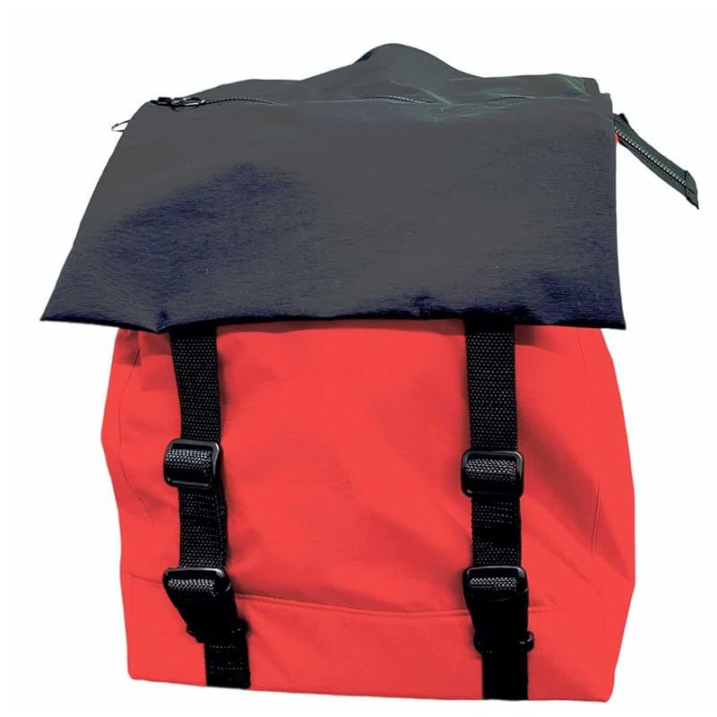 【新品】 [MOTIFBANK DESIGN] RAN-ZAG【大収納力のランドセル on バッグ】らんザック 4つの便利ポケット サイドポケット付 撥水・防水生地 かっこいい 手ぶら登校 軽量 (赤) 0