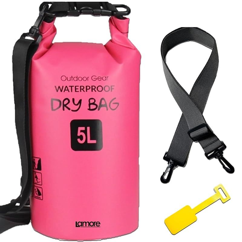 【新品】 笑顔一番 ドライバッグ 防水バッグ ドラム型 新素材 防水 防塵 30L (6) ローズ, 30L 0 4,280円