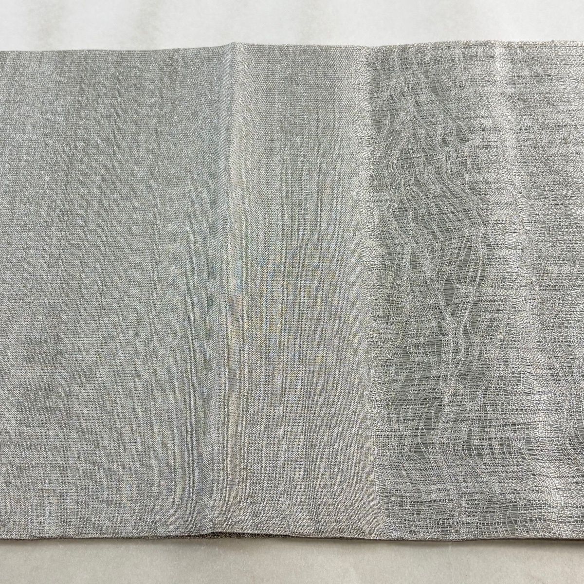 美品】 袋帯 秀品 草花 金銀糸 箔 灰色 お太鼓柄 正絹 【中古】 - メルカリ