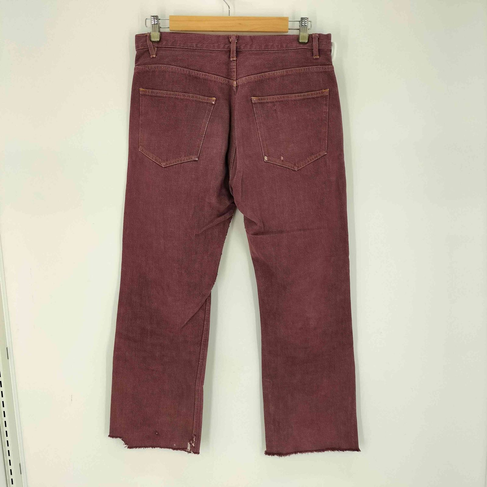 アーペーセー A.P.C. ボタンフライ ダメージ加工 デニムパンツ メンズ 