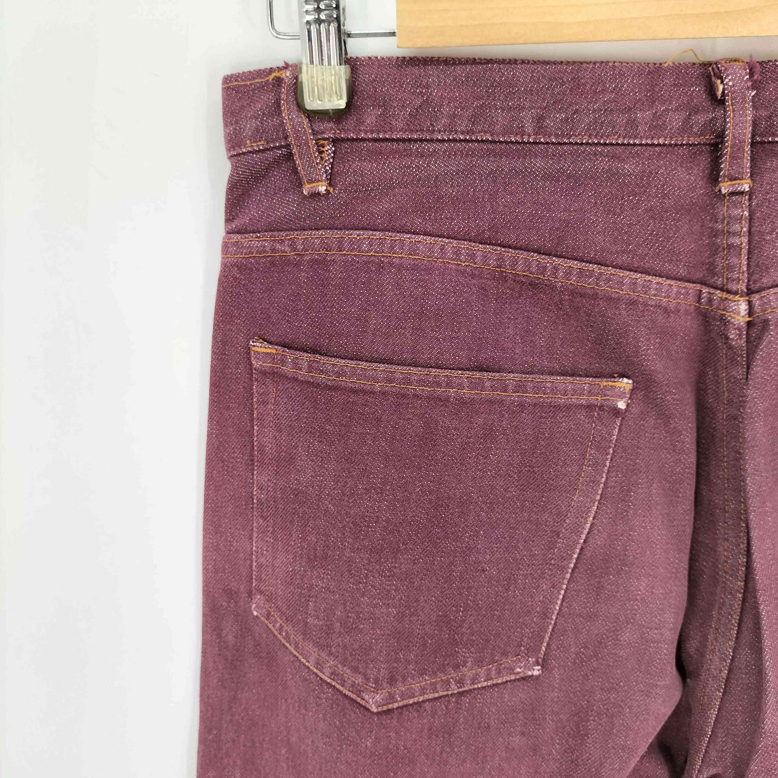 アーペーセー A.P.C. ボタンフライ ダメージ加工 デニムパンツ メンズ 