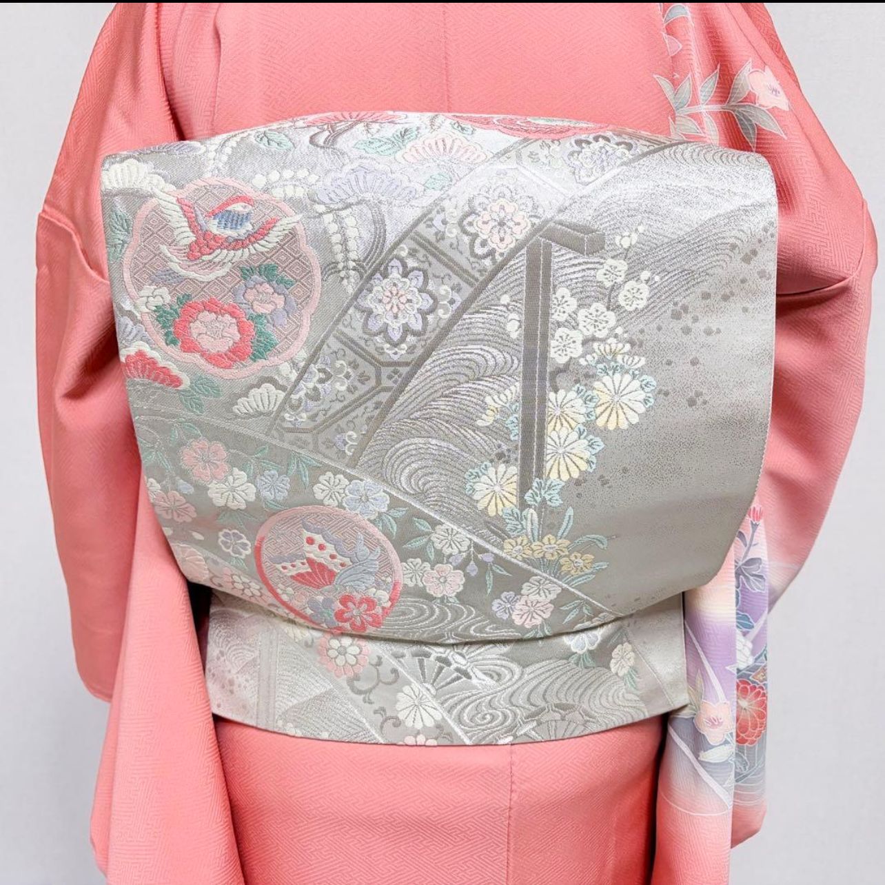 未着用 正絹 訪問着 フルセット 裄67 花車 吉祥文様 フォーマル 美品 未着用 正絹 訪問着 フルセット 裄67 花車 吉祥文様 フォーマル 美品