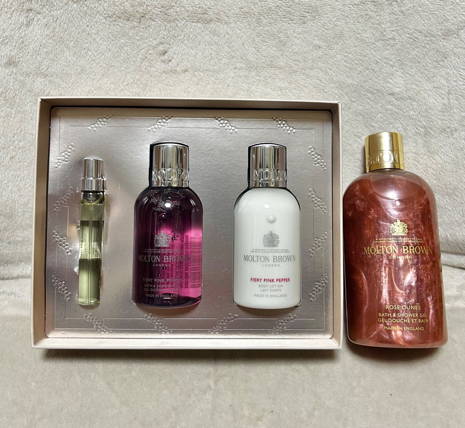 モルトンブラウン EDP&バスシャワージェル&ボディローション　＊c689